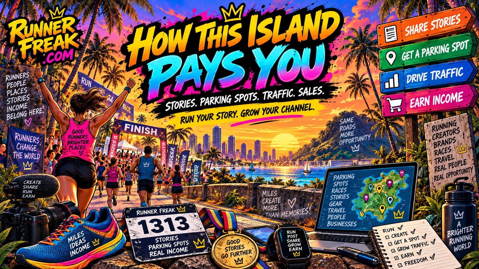 How The Island Pays You