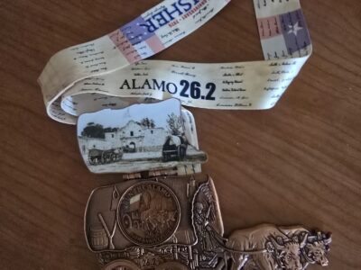 The Alamo Marathon — Sun, Humidity, Sandals, and Blisters