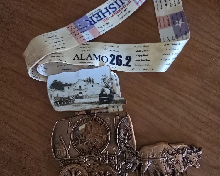 The Alamo Marathon — Sun, Humidity, Sandals, and Blisters