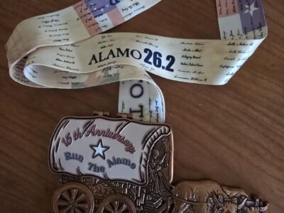 The Alamo Marathon — Sun, Humidity, Sandals, and Blisters
