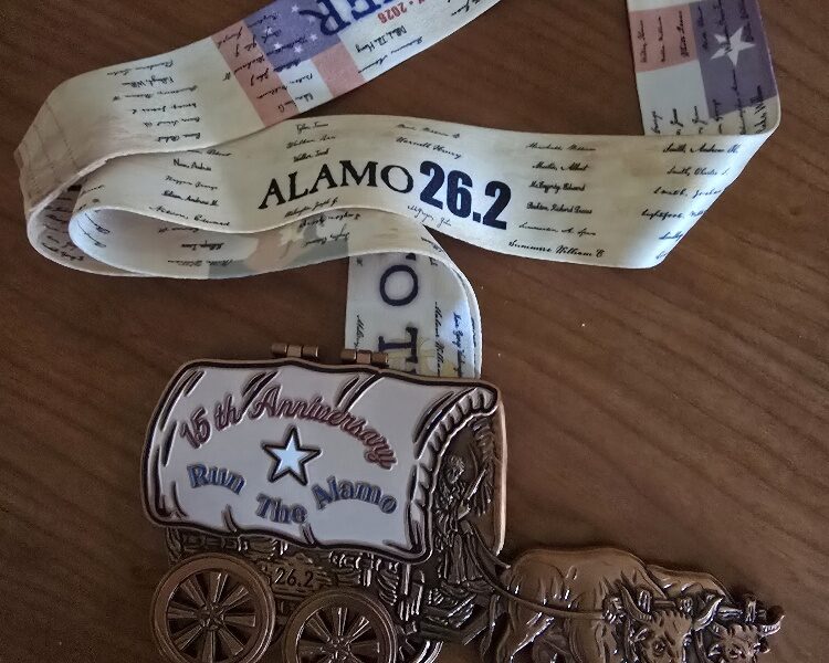 The Alamo Marathon — Sun, Humidity, Sandals, and Blisters